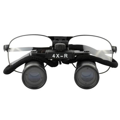 CM4.0X + Metal frame - бинокулярные лупы системы Flip-up на оправе, увеличение 4.0x | Ymarda (Китай)