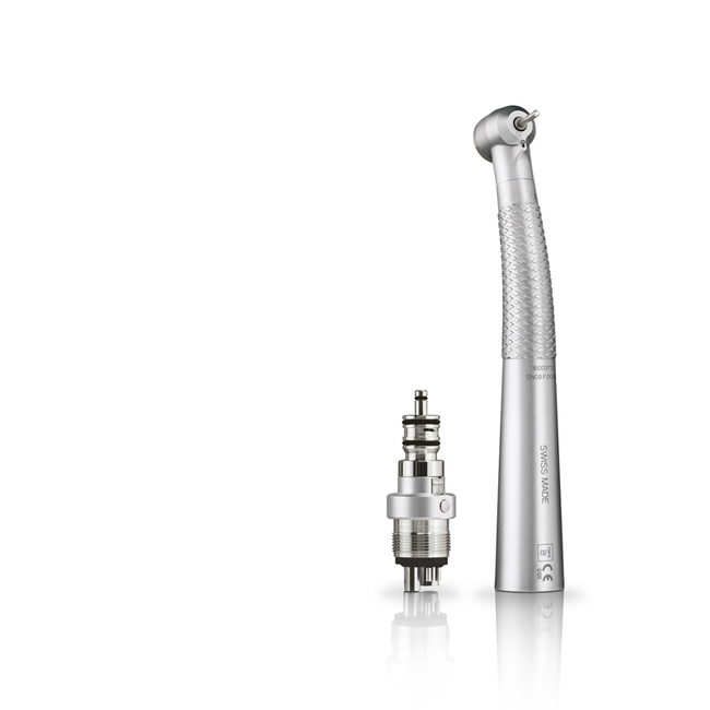 Boralina - турбинный наконечник с кнопочным зажимом бора и 4-х канальным переходником Unifix | Bien-Air (Швейцария)