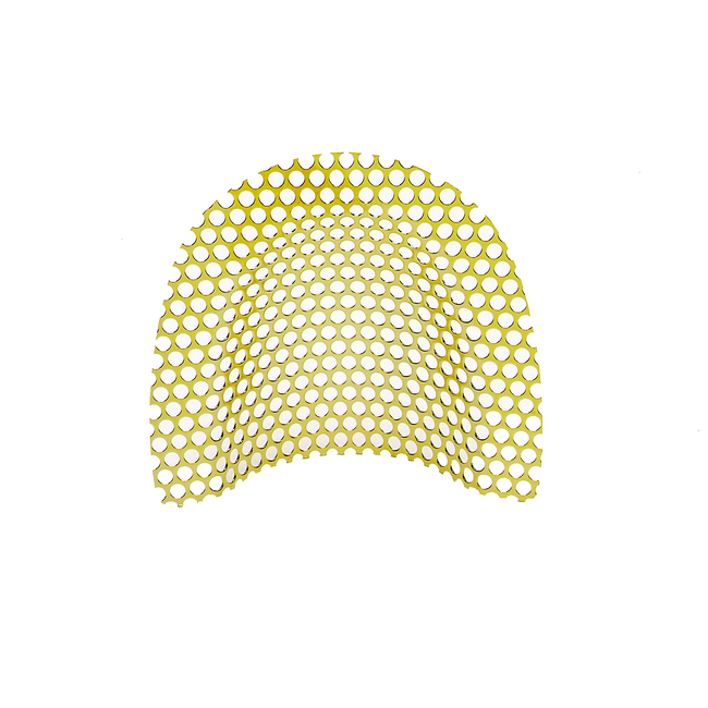 Укрепляющая решетка позолоченная, 0,4 мм, 59 x 54 x 14 мм, 5 шт. | Renfert (Германия)