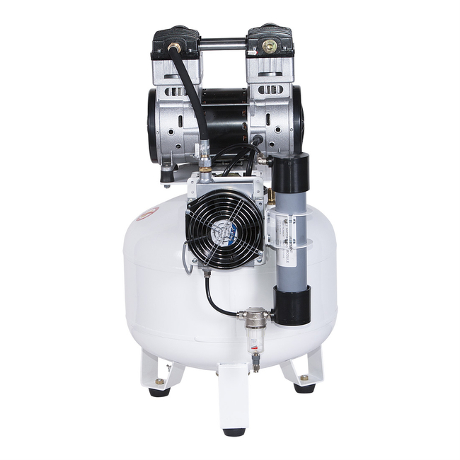 Remeza КМ-50.OLD15Д - безмасляный компрессор для 1-2 стоматологических установок, с осушителем мембранного типа, с ресивером 50 л, 100 л/мин | Remeza (Белоруссия)