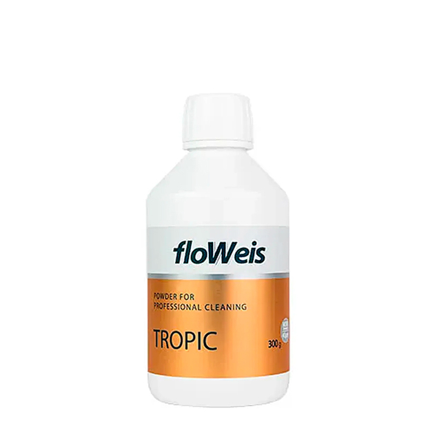 FloWeis Tropic - профилактический порошок для аппаратов Air Flow на основе бикарбоната натрия, 30-40 мкм, тропический вкус, 300 г | Nanoplant (Германия)