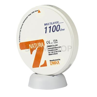 Multi Layer 1100 - циркониевый диск многослойный, предварительно окрашенный, диаметр 98 мм | DMAX Co., Ltd (Ю. Корея)