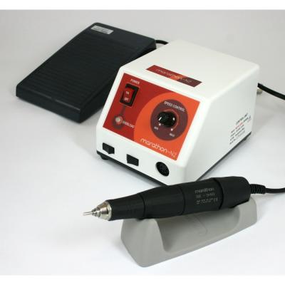 Marathon N2 - щеточный зуботехнический микромотор с наконечником SDE-SH400, 40000 об/мин, 45 Вт, педаль FS60 | Saeyang Microtech (Ю. Корея)