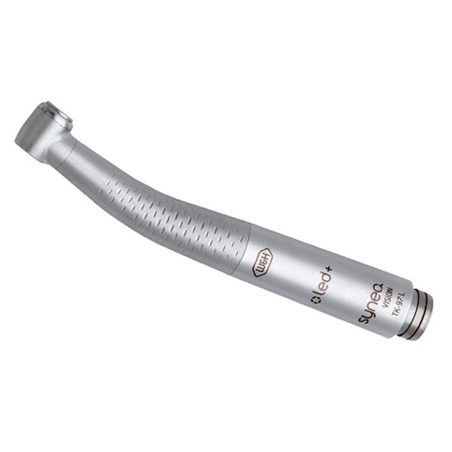 Synea Vision TK-97 L - турбинный наконечник с подсветкой, пятиточечным спреем, диаметром головки 10 мм (под соединение Roto Quick) | W&H DentalWerk (Австрия)