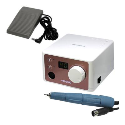 Marathon 3N - портативный микромотор с наконечником SDE-SH37L, 40000 об/мин, педаль SFP-27, розовый | Saeyang Microtech (Ю. Корея)