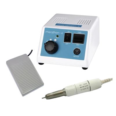 Marathon 4 - портативный маникюрный щеточный микромотор, с наконечником SDE-SH20N, 30000 об/мин, педаль SFP-27 | Saeyang Microtech (Ю. Корея)