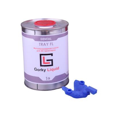 Gorky Liquid Dental Tray FL SLA - фотополимерная смола для стоматологии, цвет синий, 1 кг | Gorky Liquid (Россия)