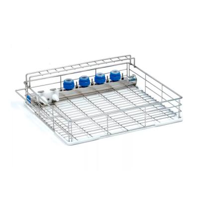 C80 - тележка с разъемами для шлангов и с подставками под наконечники для модели DS 50 | Steelco (Италия)