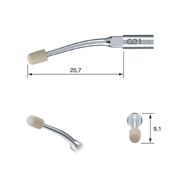 G21 - насадка к скейлерам Varios для уплотнения и конденсации (для NSK/Satelec) | NSK Nakanishi (Япония)