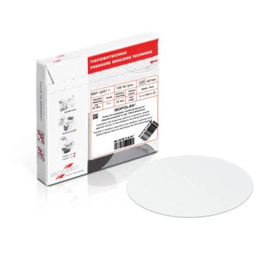 Isofolan – изолирующая фольга для термоформовочных пластин, диаметр 125 мм, толщина 0,1 мм, SD, 100 шт. | Scheu Dental (Германия)