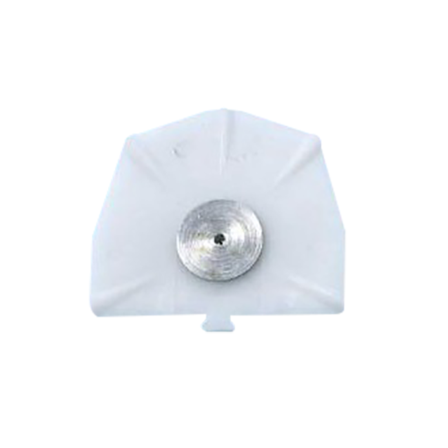 Пластина (А - большая) установочная пластиковая для сверлильного станка JT-20, белая (одноразовая), c металлической вставкой, (ABS материал - пластмасса), 10 шт. | Jintai (Китай)