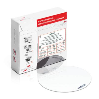 DURAN – термоформовочные пластины, прозрачные, диаметр 125 мм, SD, 10 шт. | Scheu Dental (Германия)