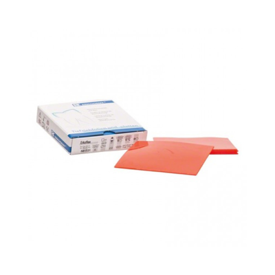 Erkoflex color - термоформовочные пластины, цвет яpкo-кpacный, квадратные, 125×125 мм, 5 шт. | Erkodent (Германия)