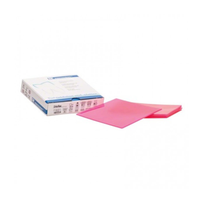 Erkoflex color - термоформовочные пластины, цвет яpкo-розовый, квадратные, 125×125 мм, 5 шт. | Erkodent (Германия)