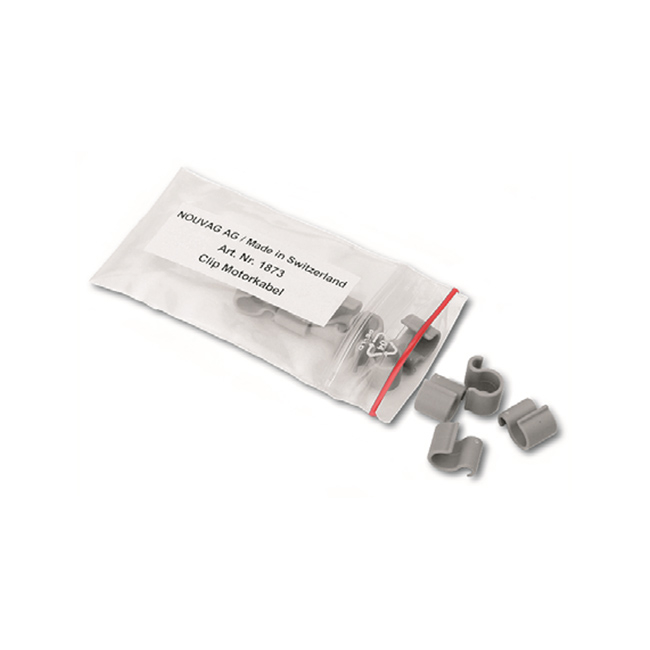 Набор зажимов для крепления ирригационных трубок к кабелю питания (10 шт.) | Nouvag (Швейцария)