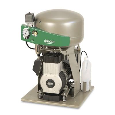 EKOM DK50 PLUS S/M - безмасляный компрессор для одной стоматологической установки с кожухом, с осушителем, с ресивером 25 л | EKOM (Словакия)