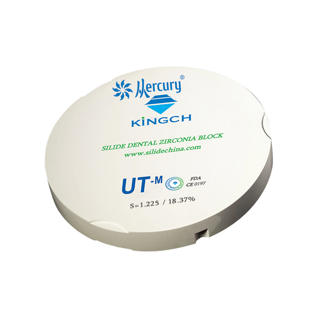UT-M 98/95х14 - многослойный ультратранслюцентный циркониевый блок для реставраций | Mercury (Китай)