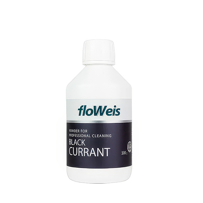 FloWeis Black Currant - профилактический порошок для аппаратов Air Flow на основе бикарбоната натрия, 30-40 мкм, со вкусом черной смородины, 300 г | Nanoplant (Германия)