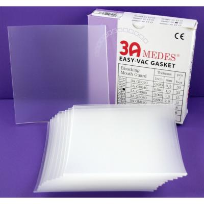 EV Gasket Bleaching 060 - пластины для изготовления капп для отбеливания, квадратные (127x127x1,5 мм), 15 шт. | 3A MEDES (Ю. Корея)