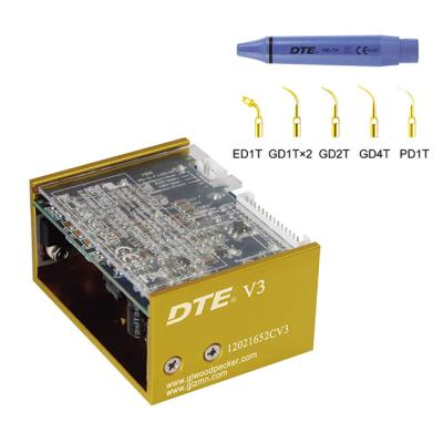 DTE-V3 - встраиваемый ультразвуковой скалер, съемный автоклавируемый наконечник, 6 насадок в комплекте | Woodpecker (Китай)
